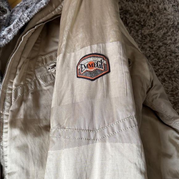 Vintage emmegi Tan Hooded Winter Jacket and Pants Set - Picture 13 of 16